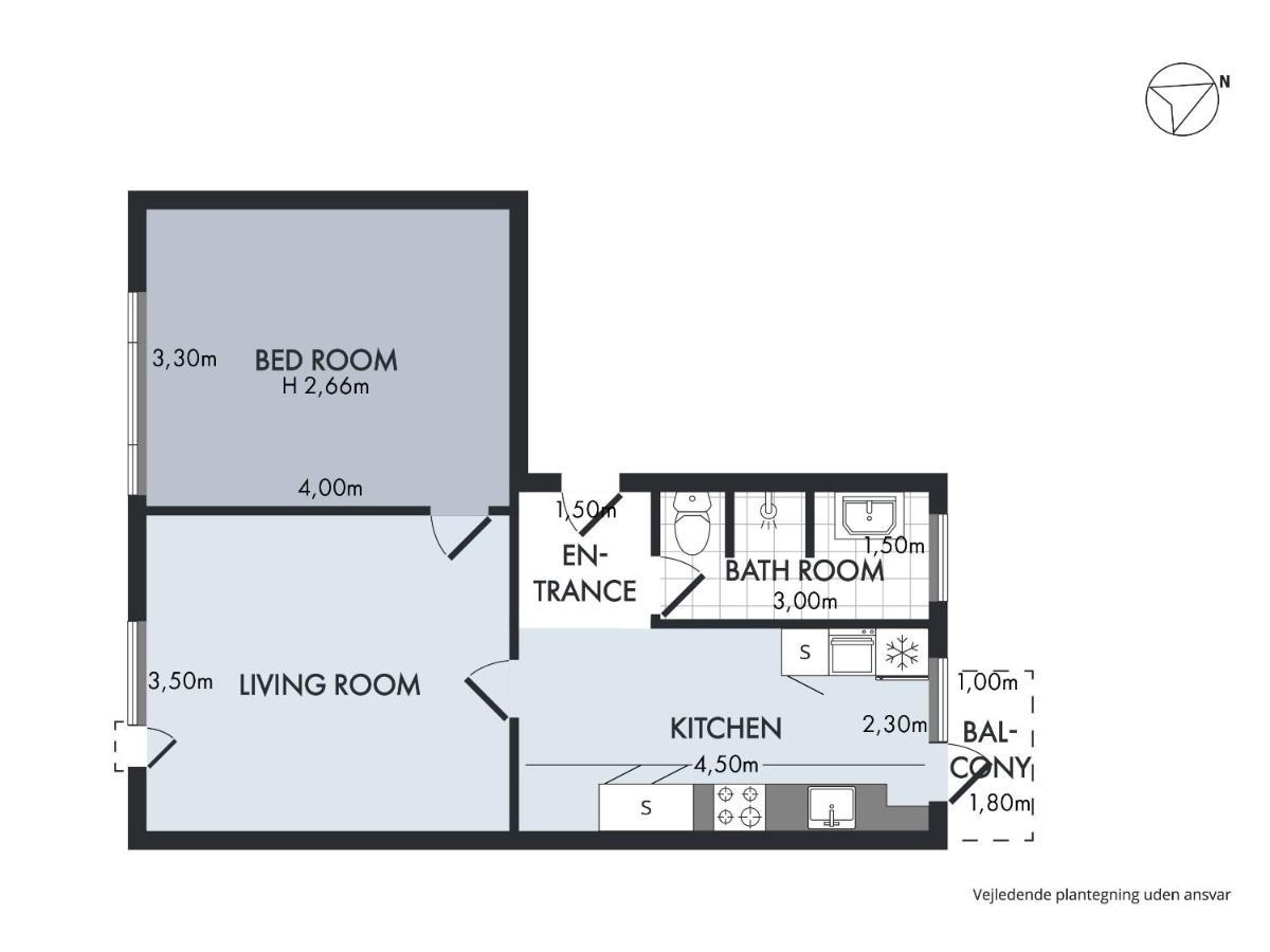 Sanders Fjord - Treasured One-Bedroom Apartment In Center Of Roskilde Exterior foto